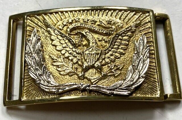 CIVIL WAR US UNION Belt Plate - 2-Piece Brass M1851 Federal Eagle Belt Buckle
