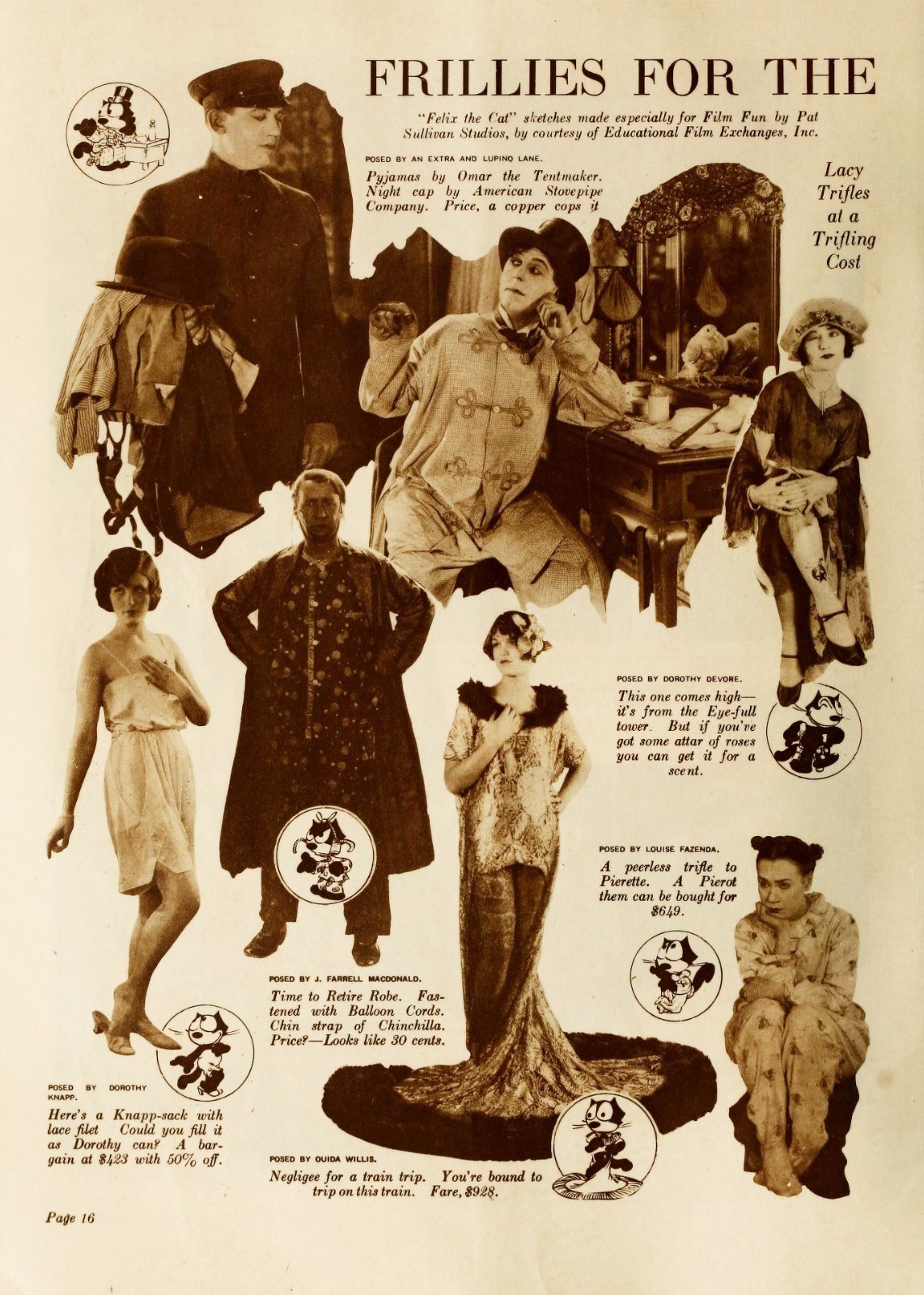 1926 FELIX THE CAT in Movie Magazine Article Images - Two 5 x 7 inch Photos 1926 FELIX THE CAT in Movie Magazine Article Images - Two 5 x 7 inch Photos