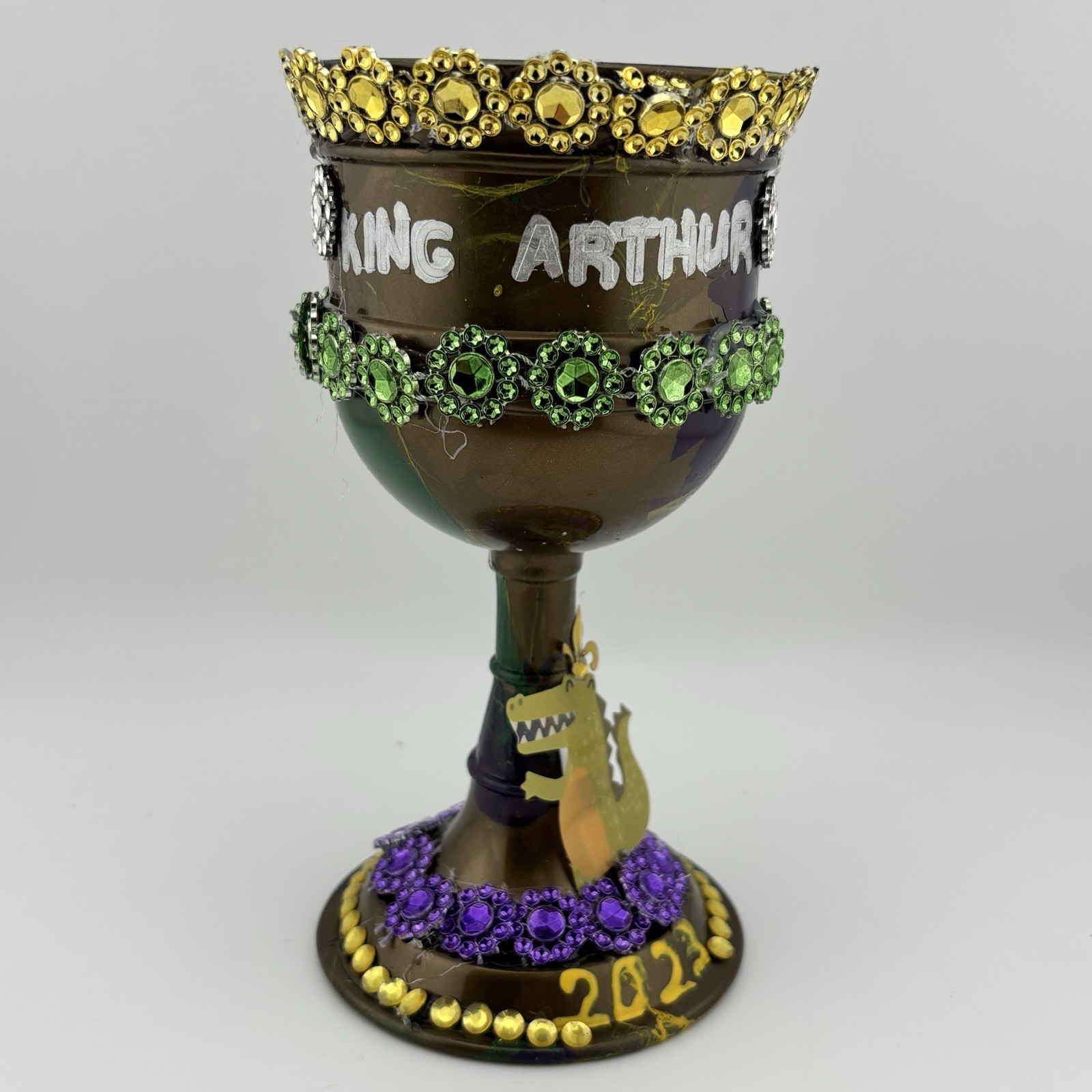 New Orleans Krewe of King Arthur Parade Throw Cup Mardi Gras 2023