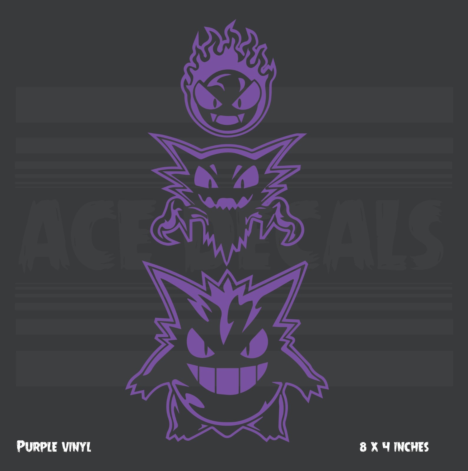 Pokemon - Gengar Evolution - Vinyl Decal