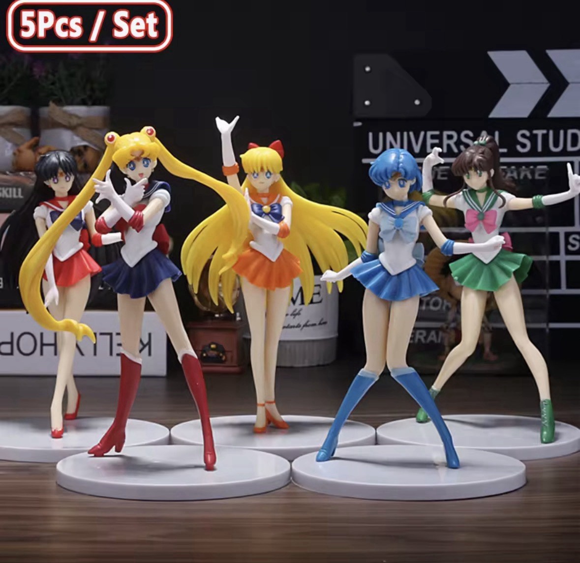 5pcs Set Sailor Moon Mizuno Ami Tsukino Usagi Hino Rei Aino Minako Action Figure 5pcs Set Sailor Moon Mizuno Ami Tsukino Usagi Hino Rei Aino Minako Action Figure