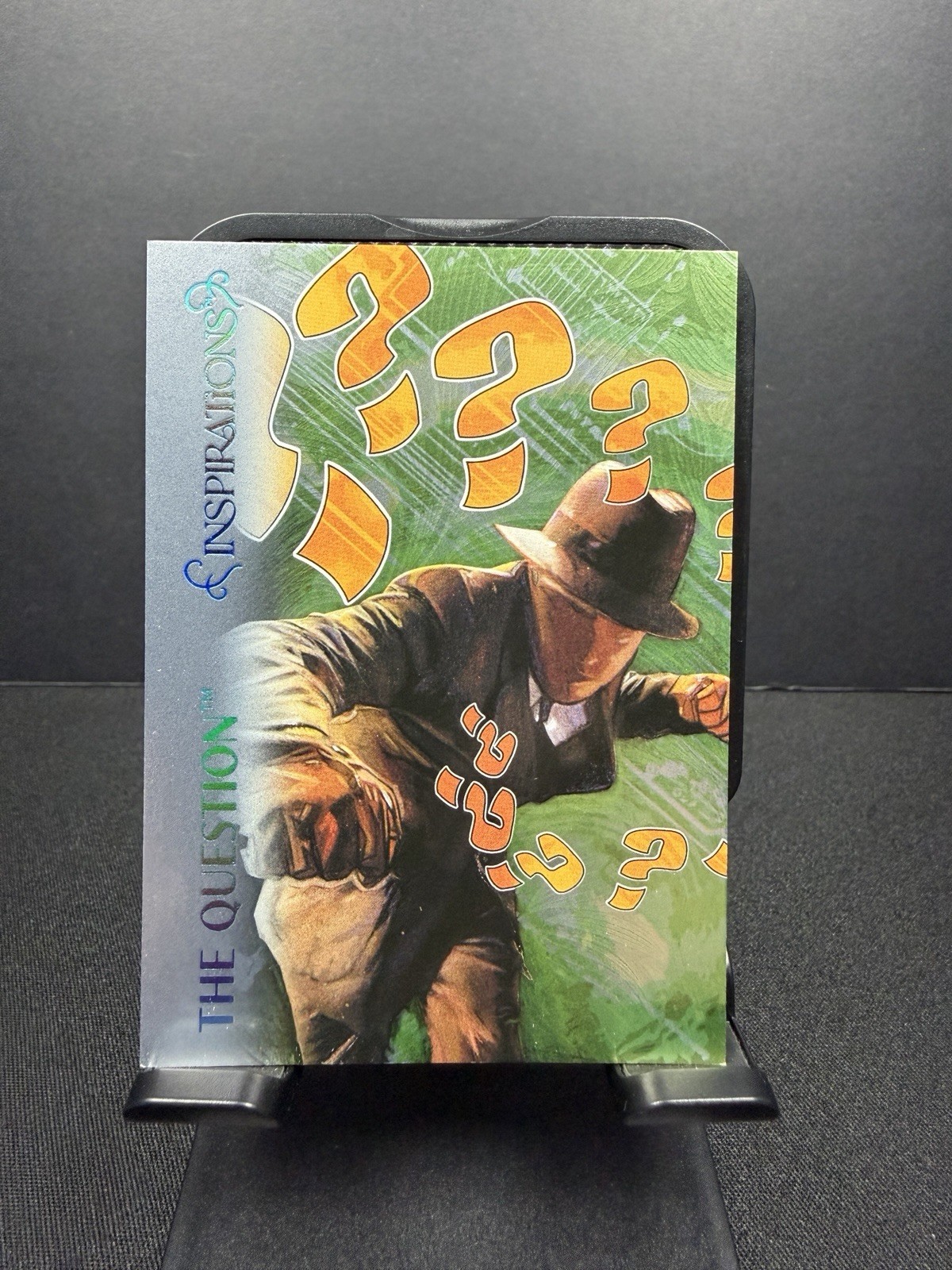2026 Upper Deck Inspirations World of DC The Question #40 Matte Blue Spectrum /5