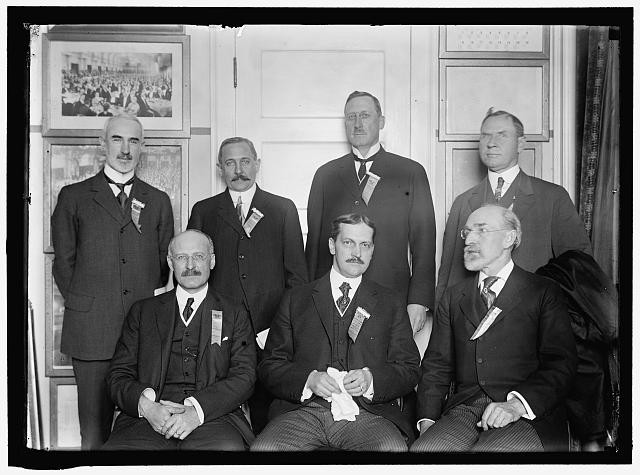 1913 U.S. Chamber of Commerce Directors Harry A. Wheeler Group Portrait
