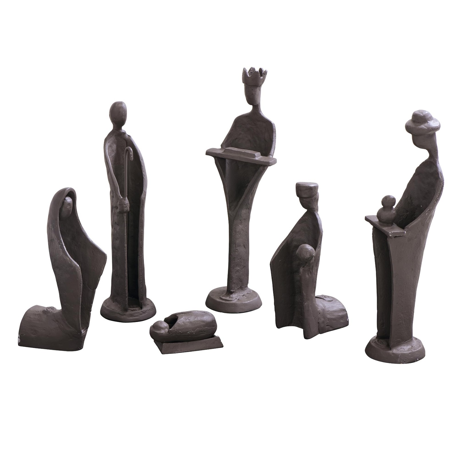 Danya B. Modern Christmas Manger Nativity Scene-9-Inch Iron Nativity Set with 6 Danya B. Modern Christmas Manger Nativity Scene-9-Inch Iron Nativity Set with 6