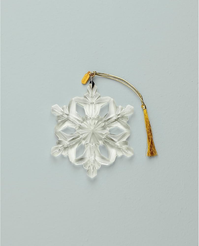 Lenox Crystal Annual 2023 OPTIC SNOWFLAKE Christmas Ornament N/O