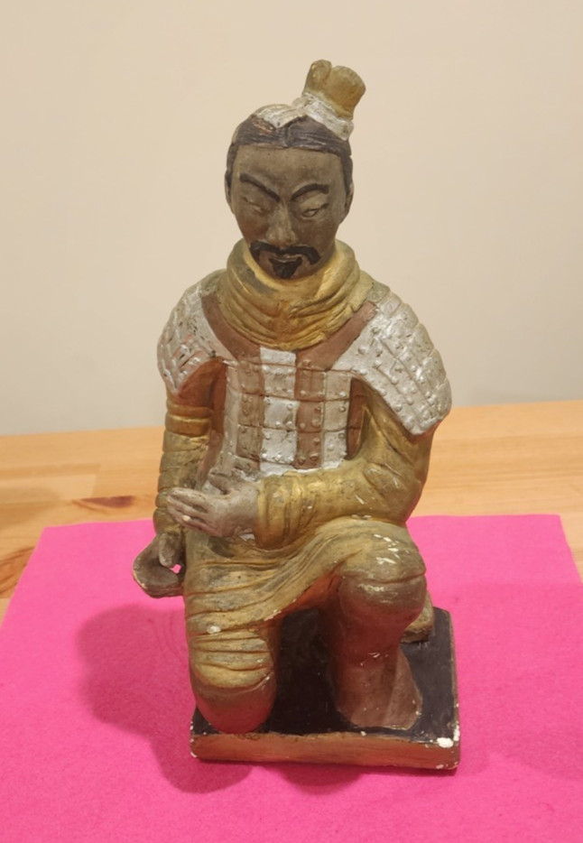Vintage Chinese Terracotta Army Kneeling Archer Warrior Statue 11 Vintage Chinese Terracotta Army Kneeling Archer Warrior Statue 11