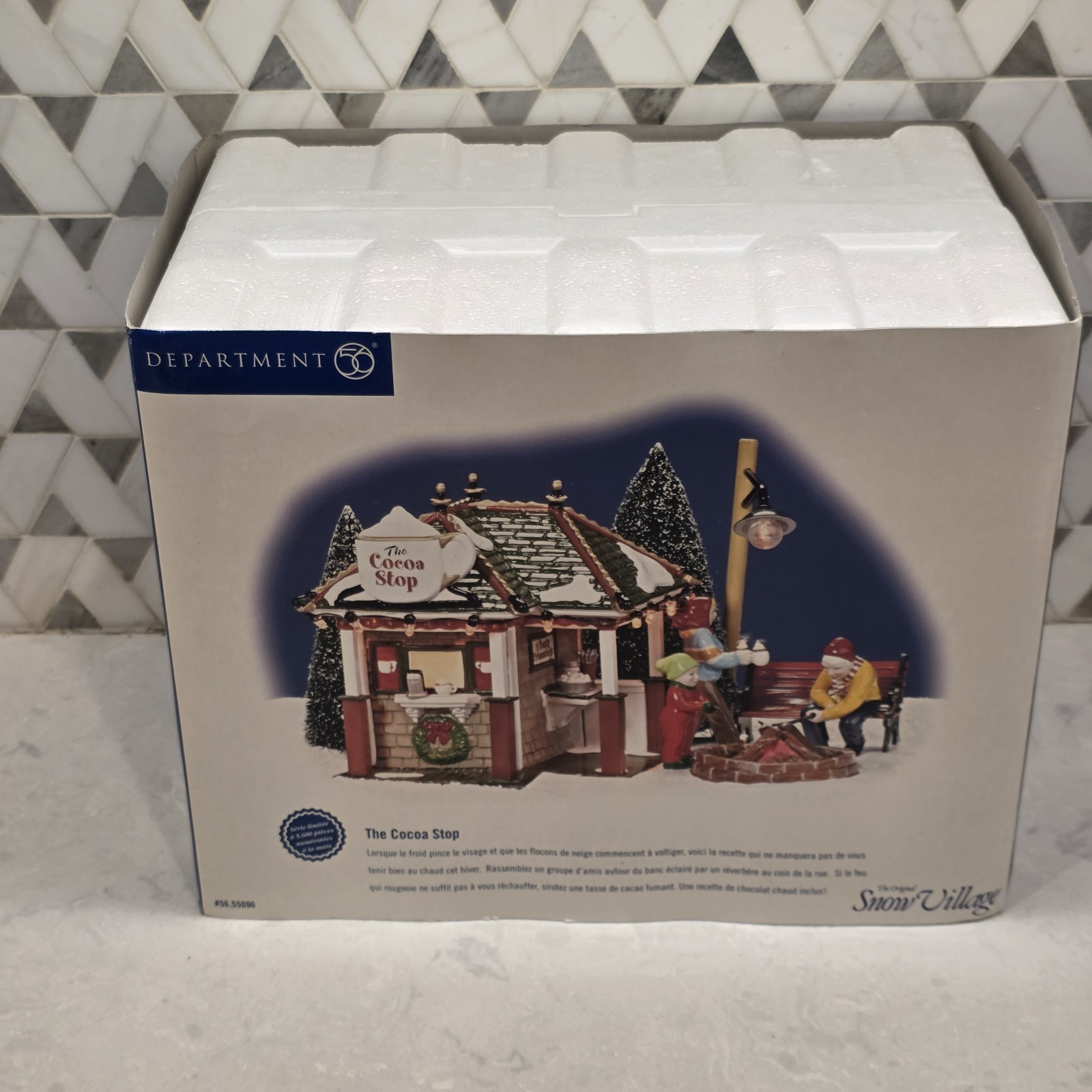Department 56 Snow Village - The Cocoa Stop. New In Box Department 56 Snow Village - The Cocoa Stop. New In Box