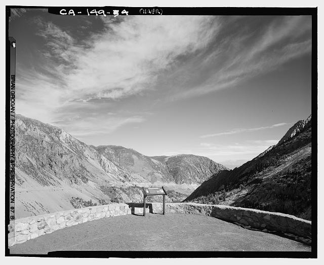 Photo:Yosemite Village CA Tioga Road Lee Vining Canyon Vista Point 2001
