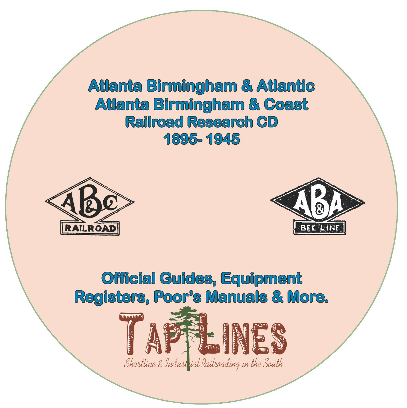 ATLANTA BIRMINGHAM & COAST & PREDECESSOR HISTORICAL RESEARCH SCANNED TO CD