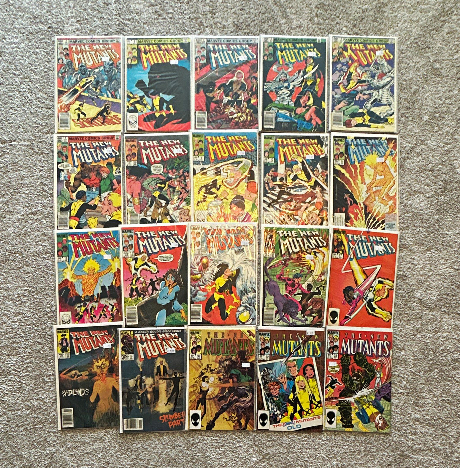 Marvel The New Mutants Comic Book Mixed Lot (New Mutants Team)