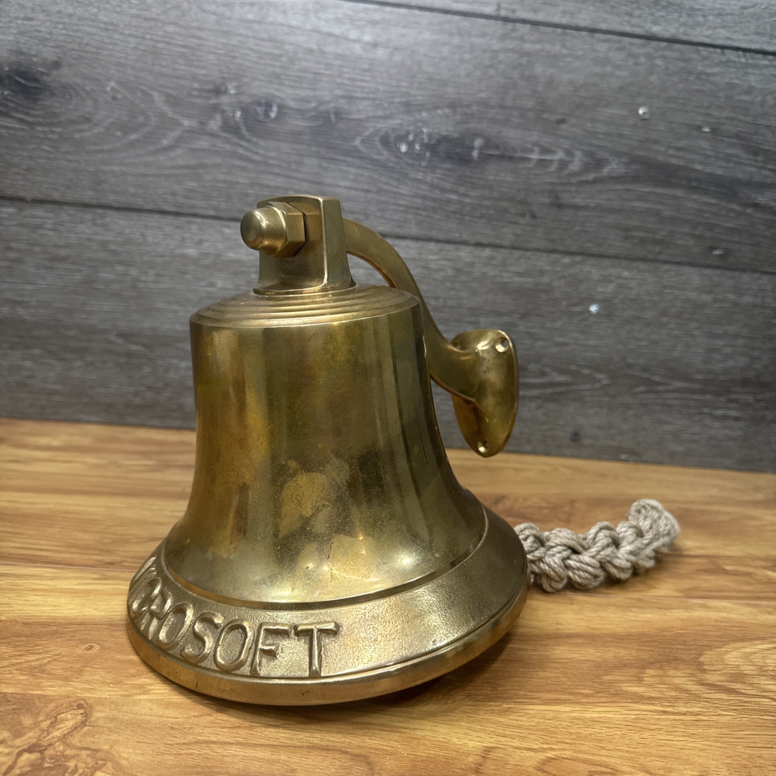 RARE Morells Metallgjuteri Mora Sweden Bronze Bell 10.3lb ~Custom Microsoft Corp