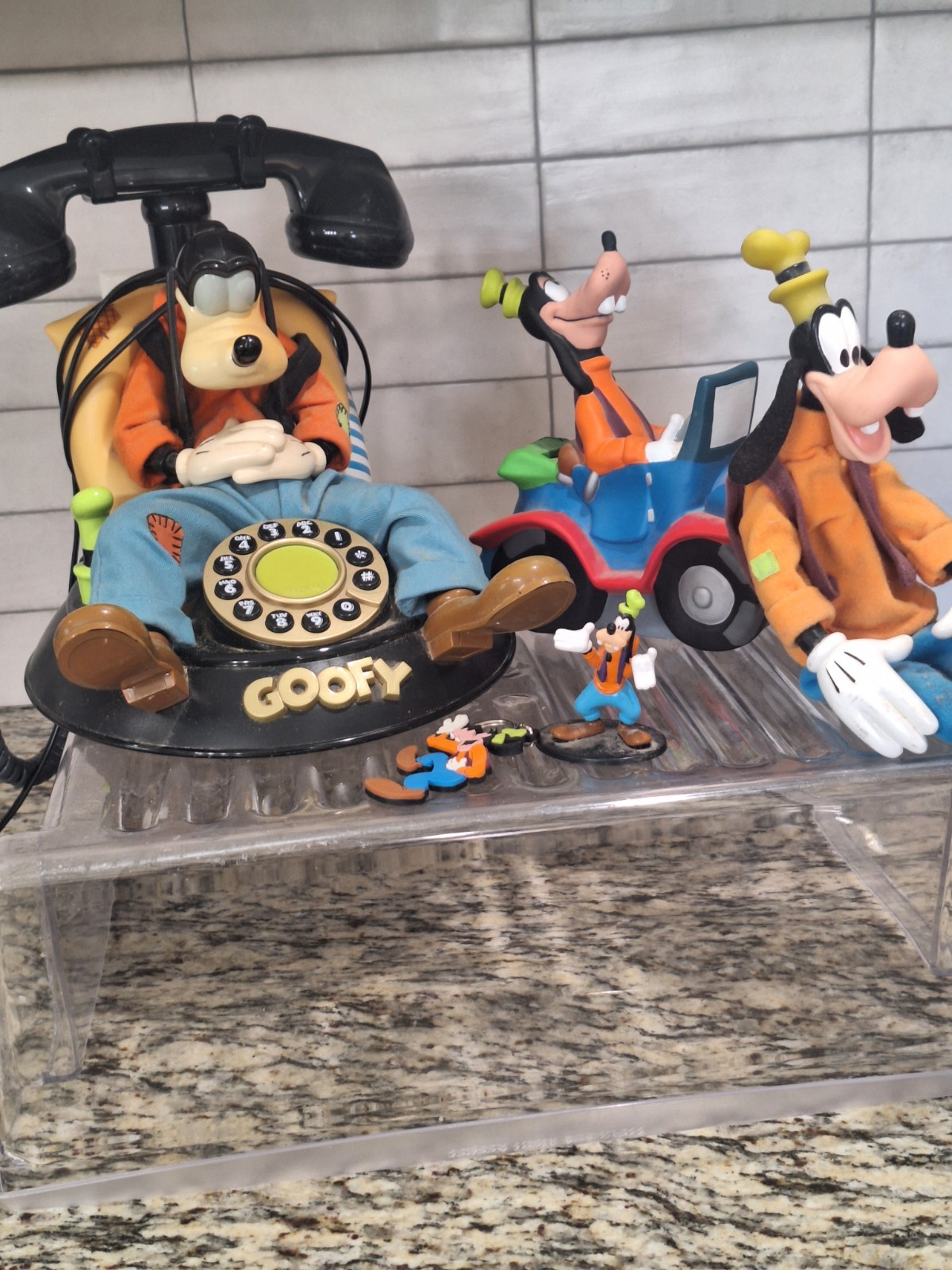 Vtg Disney Goofy Bundle - 5 Items. Rotary Landline Phone Tested, Works. Vtg Disney Goofy Bundle - 5 Items. Rotary Landline Phone Tested, Works.