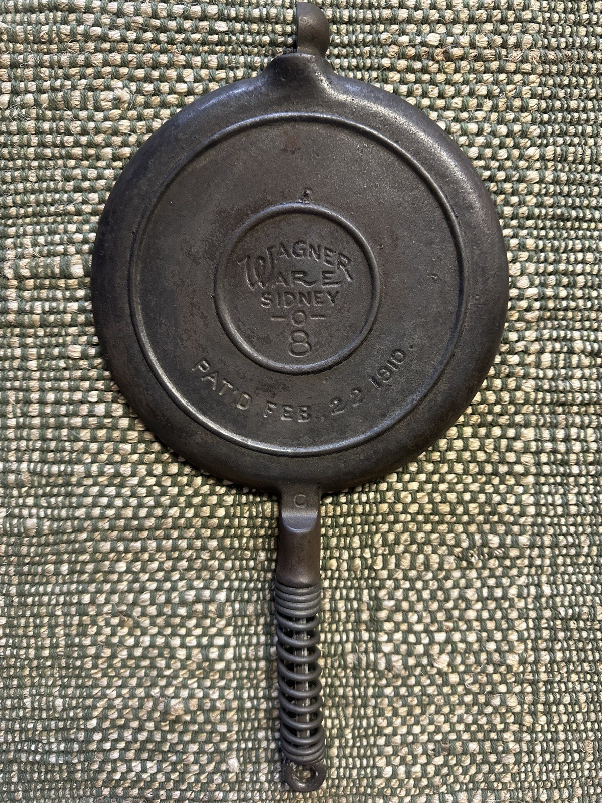 Wagner Ware Sidney-O- #8 Waffle Iron Paddle(Single Paddle Only)