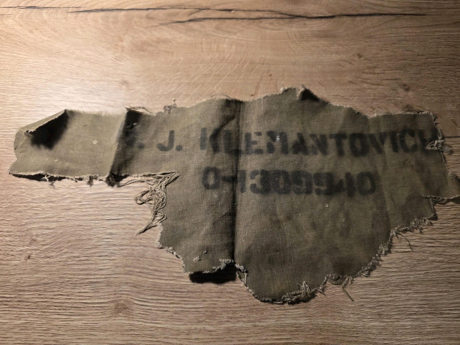 WW2 US 101st Airborne 502 PIR D-Day KIA Officer Canvas Relic Normandy Carentan WW2 US 101st Airborne 502 PIR D-Day KIA Officer Canvas Relic Normandy Carentan