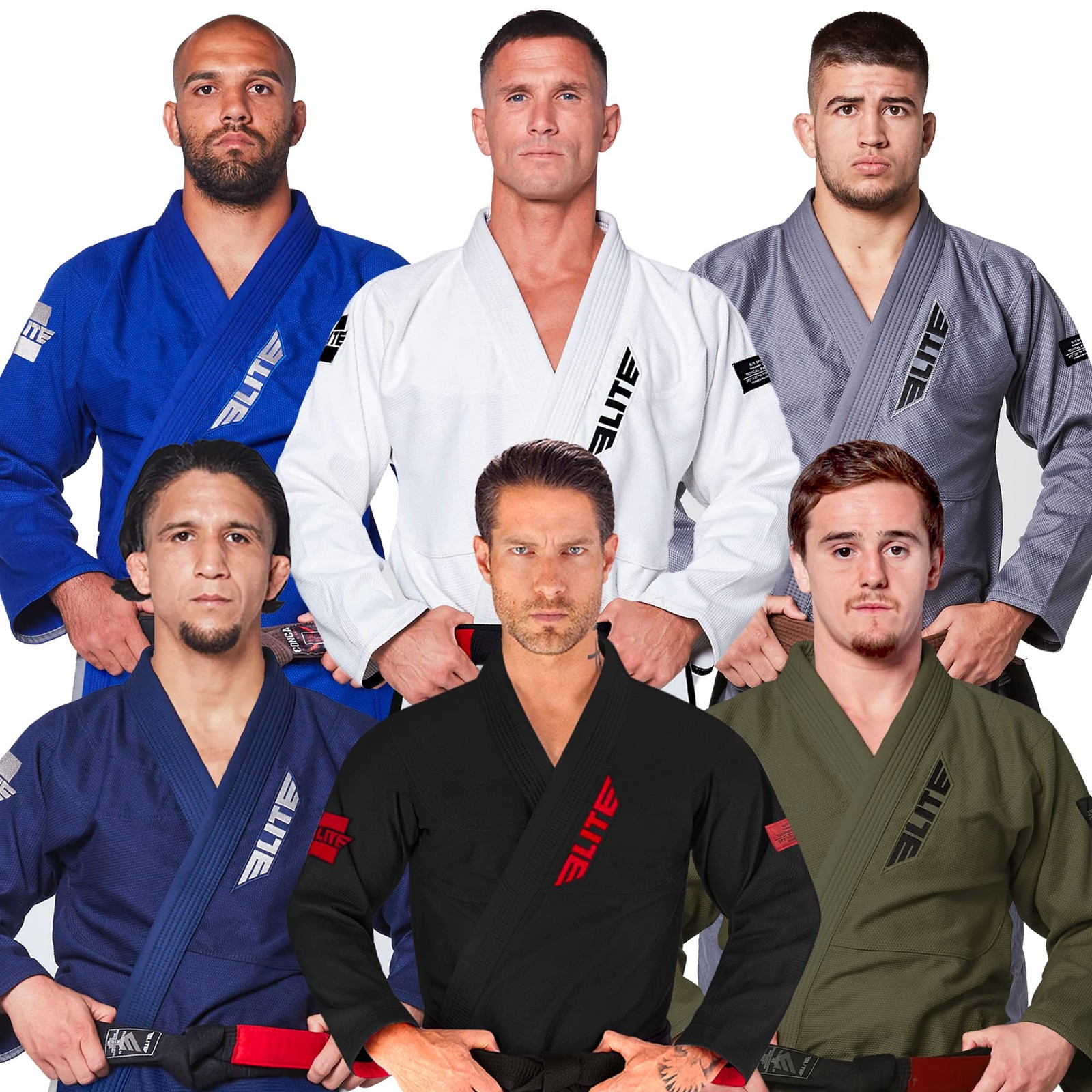 Elite Sports BJJ GI for Men IBJJF Kimono BJJ Jiujitsu GIS W/Preshrunk Fabric ...