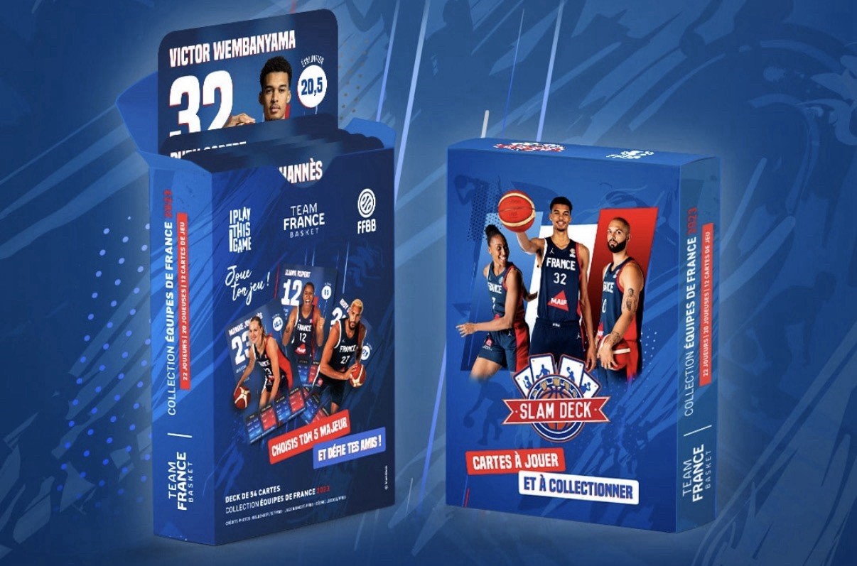 X4 VICTOR WEMBANYAMA 2023 SLAM DECK Team France Box Set Rookie RC Spurs SLAMDECK