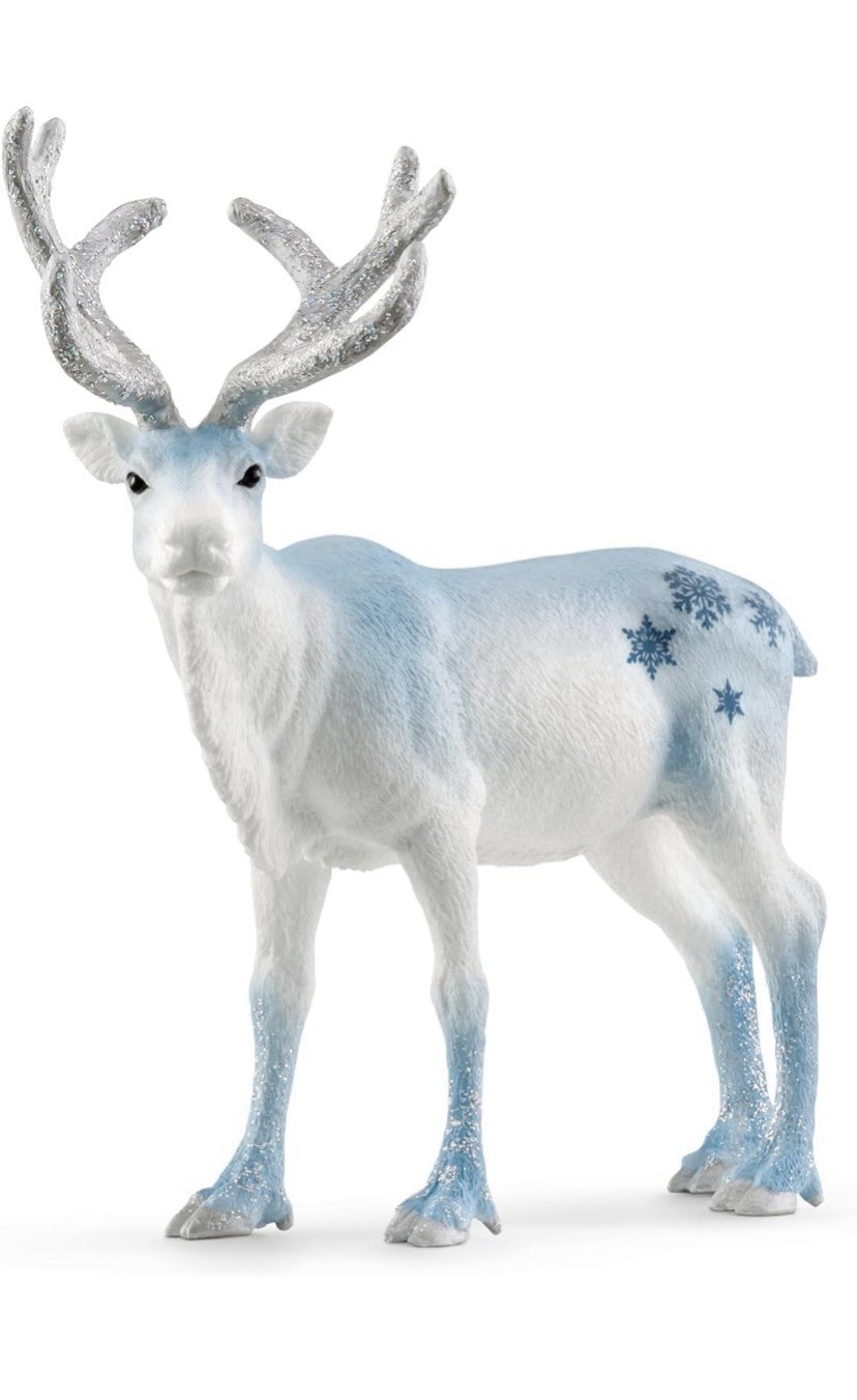 Schleich Limited Edition Holiday Reindeer Animal Figure 72220 glittery NWT