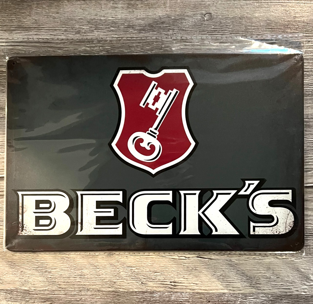 Beck's Beer 8 x 12 Vintage Novelty Metal Sign New Beck's Beer 8 x 12 Vintage Novelty Metal Sign New