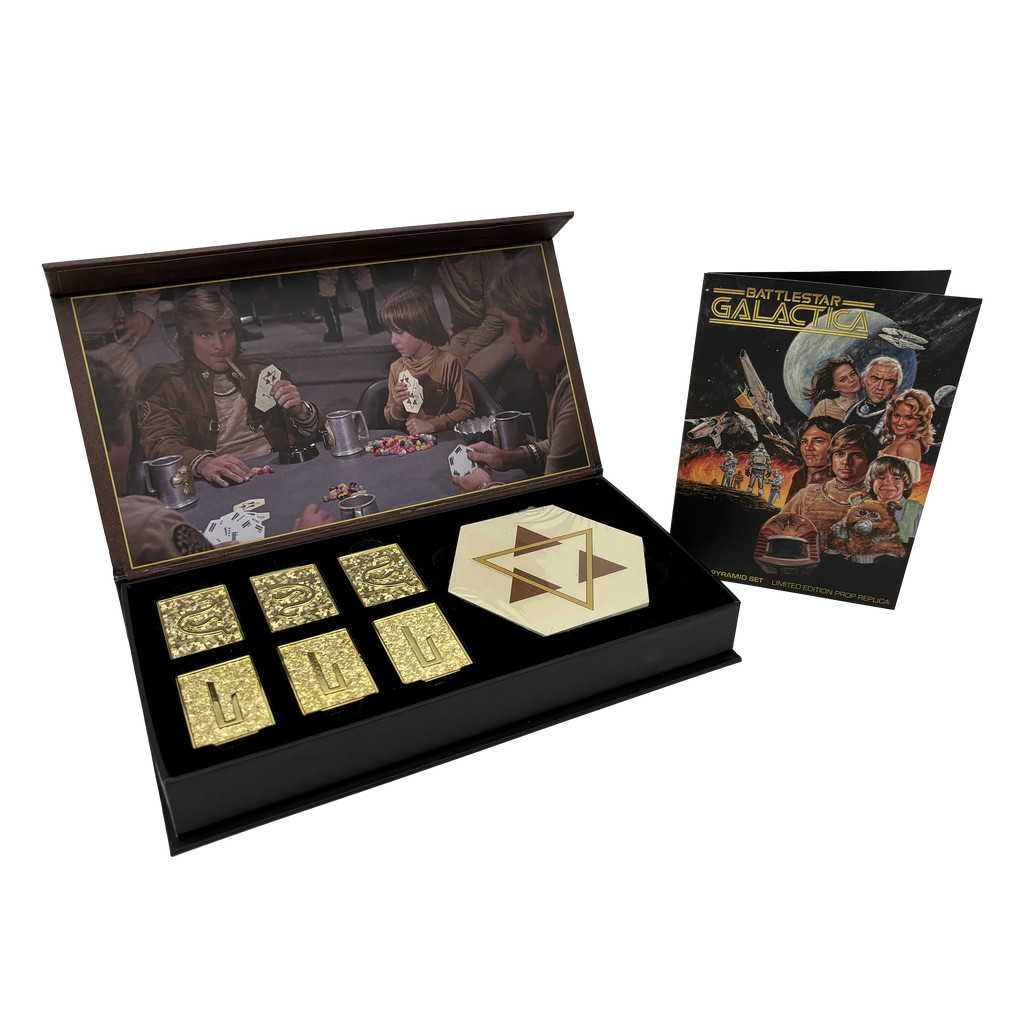 1978 Battlestar Galactica Cubits & Pyramid Game Limited Edition Prop Replica Set