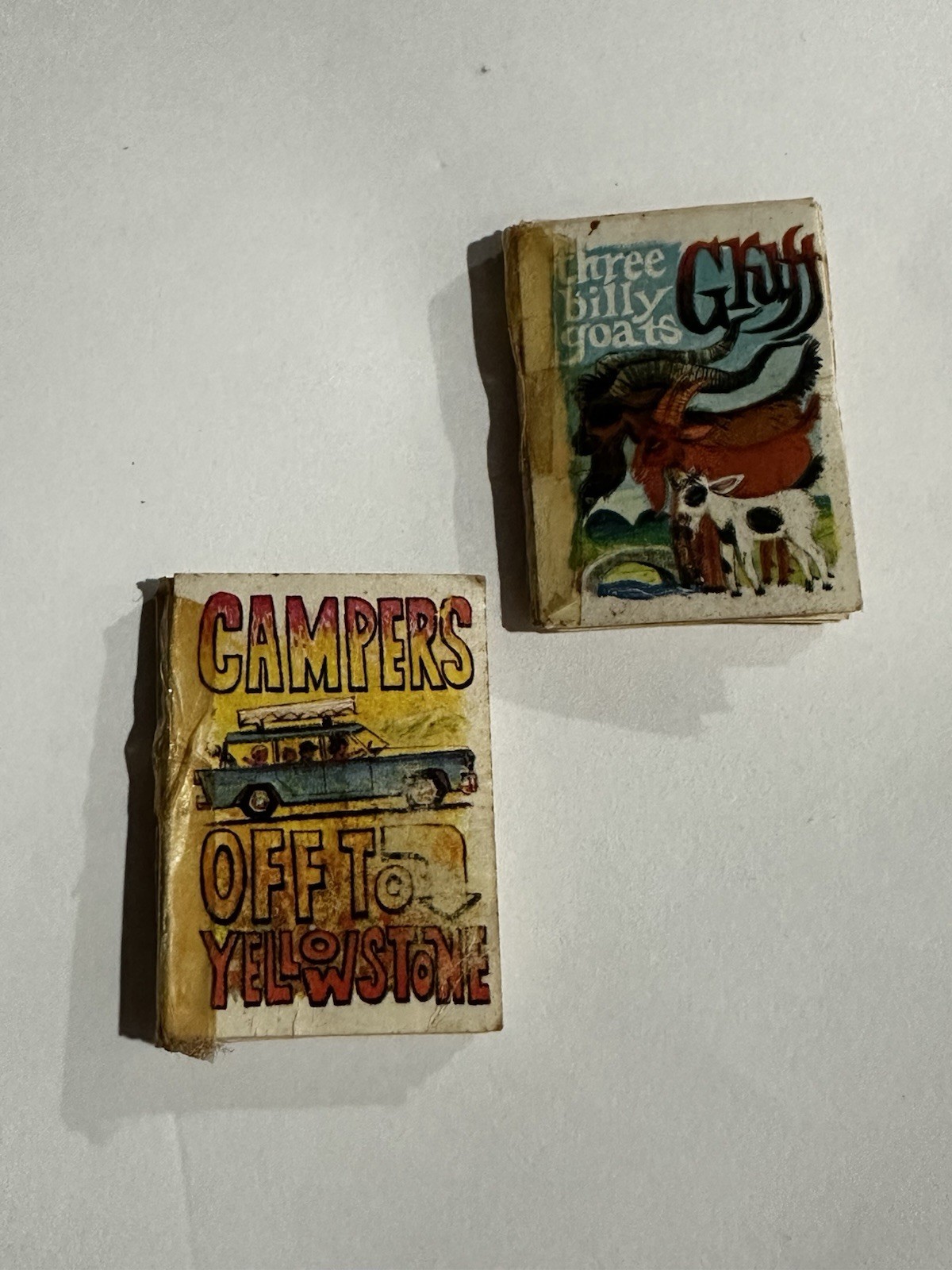 Vintage Cracker Jack Miniature Books 1966 Lot of 2 Prizes children’s Books
