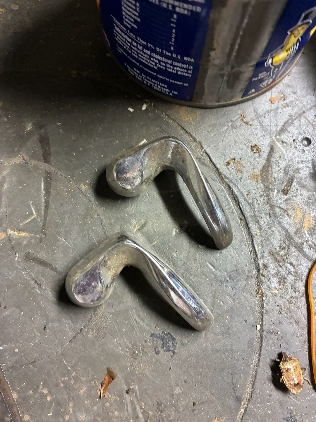 Vintage GM Chrome Vent Window Handles Pair