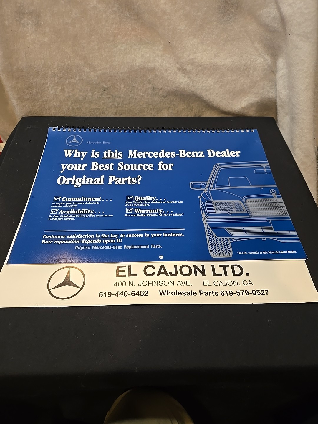 Vintage 1993 Mercedes-Benz Calendar Mercedes-Benz of El Cajon 14 Vintage 1993 Mercedes-Benz Calendar Mercedes-Benz of El Cajon 14