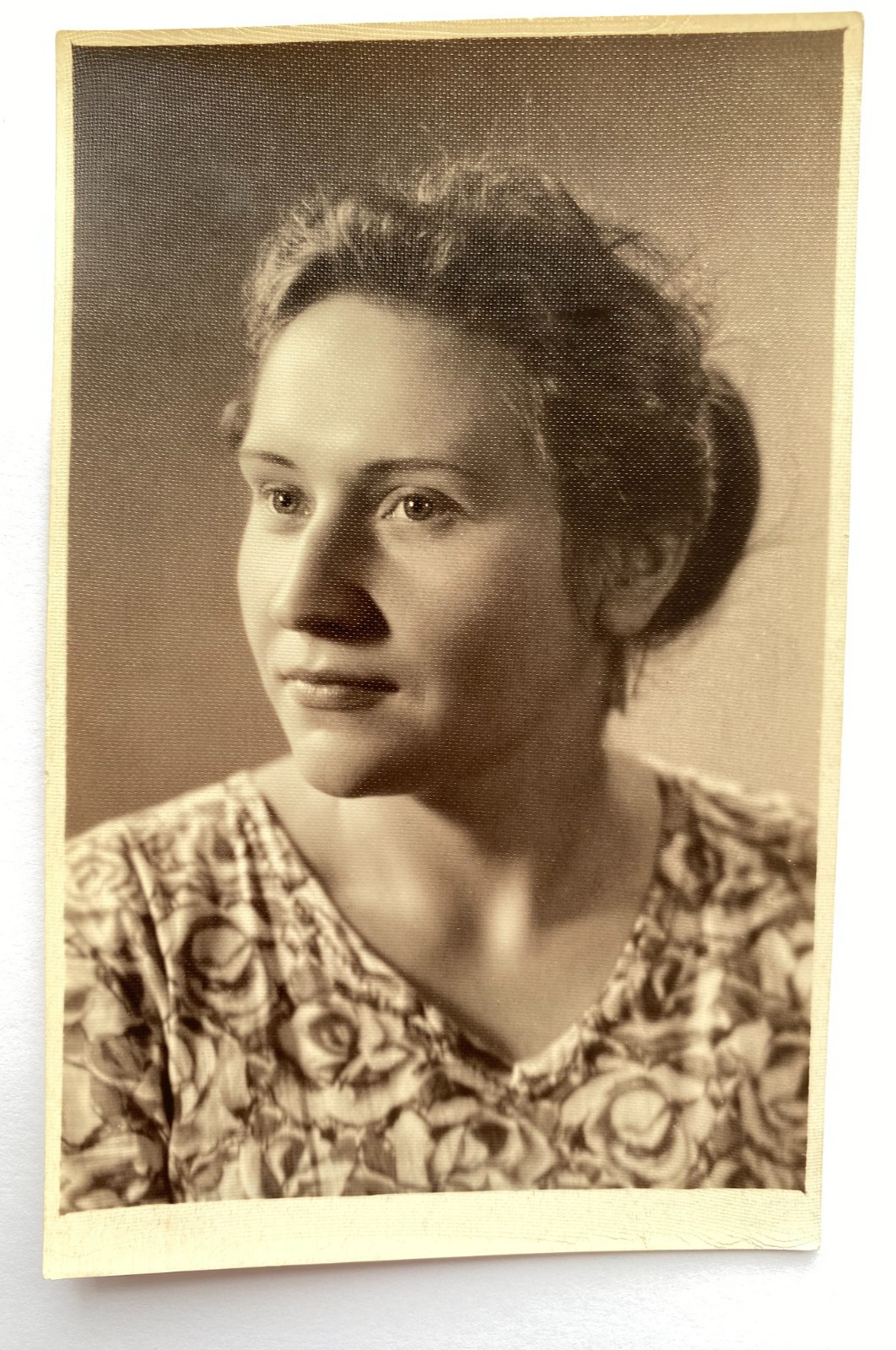 Beautiful girl pretty attractive young woman Vintage Photo Portrait