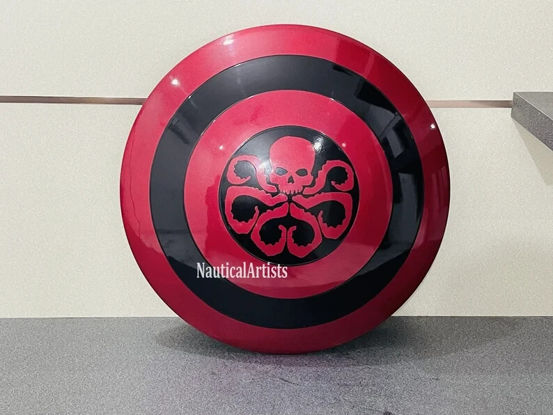 Captain America Red Skull Hydra Shield Marvel Cinematic Universe For Cosplay Captain America Red Skull Hydra Shield Marvel Cinematic Universe For Cosplay