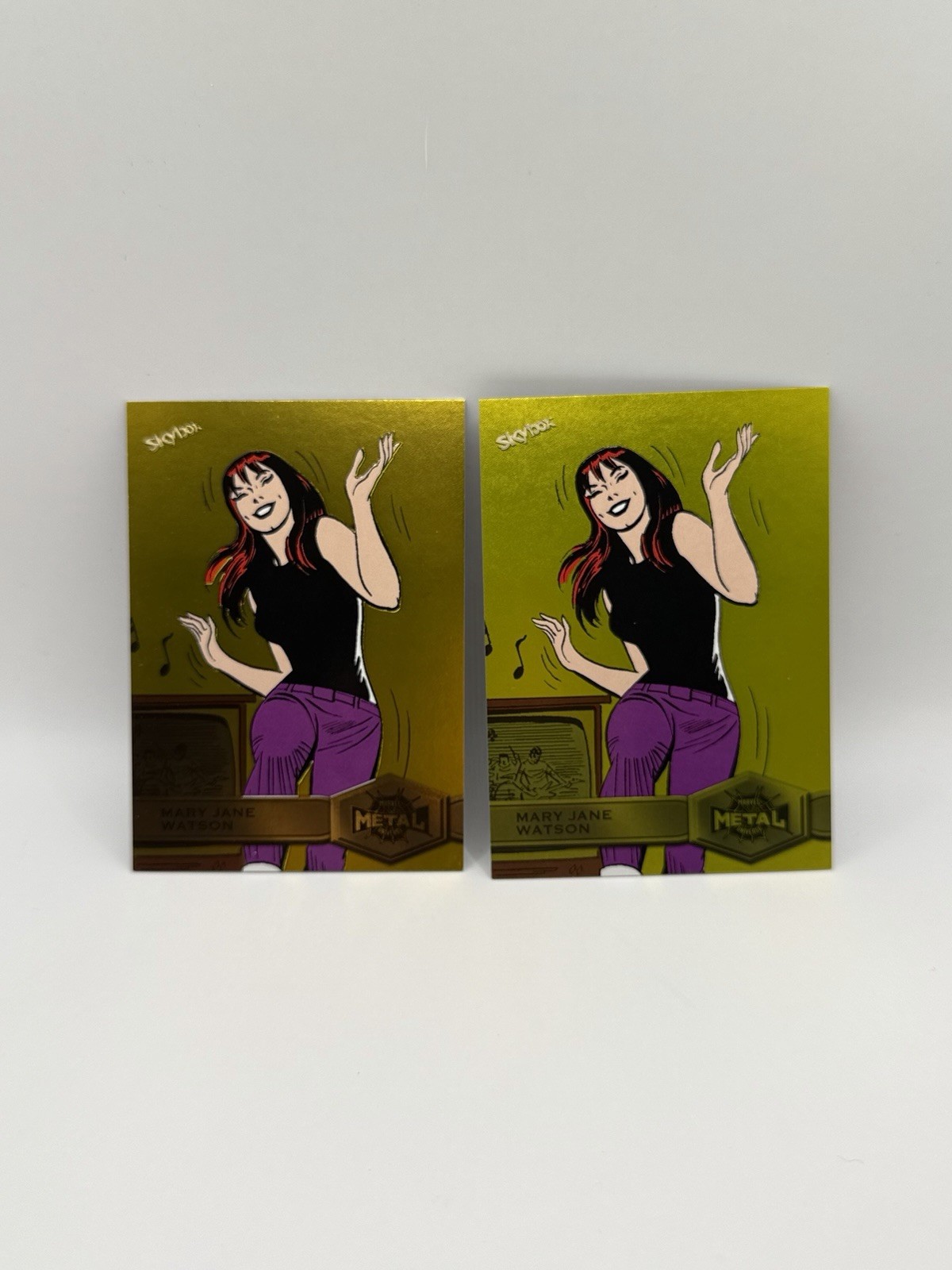2021 SkyBox Metal Universe Marvel Spider-Man GOLD & YELLOW #149 Mary Jane Watson 2021 SkyBox Metal Universe Marvel Spider-Man GOLD & YELLOW #149 Mary Jane Watson
