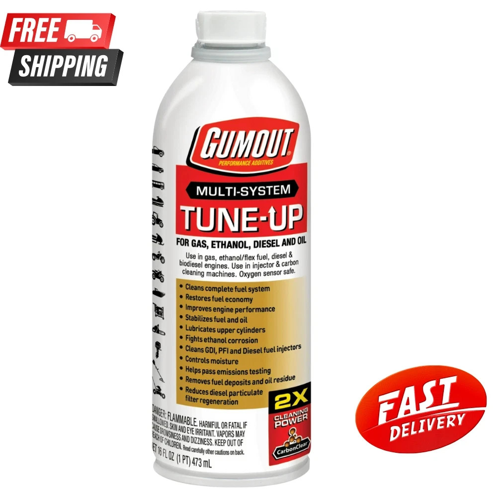 Gumout Multi-System Tune-Up 16 oz Fuel System Cleaner Gas Diesel Oil Additive Gumout Multi-System Tune-Up 16 oz Fuel System Cleaner Gas Diesel Oil Additive