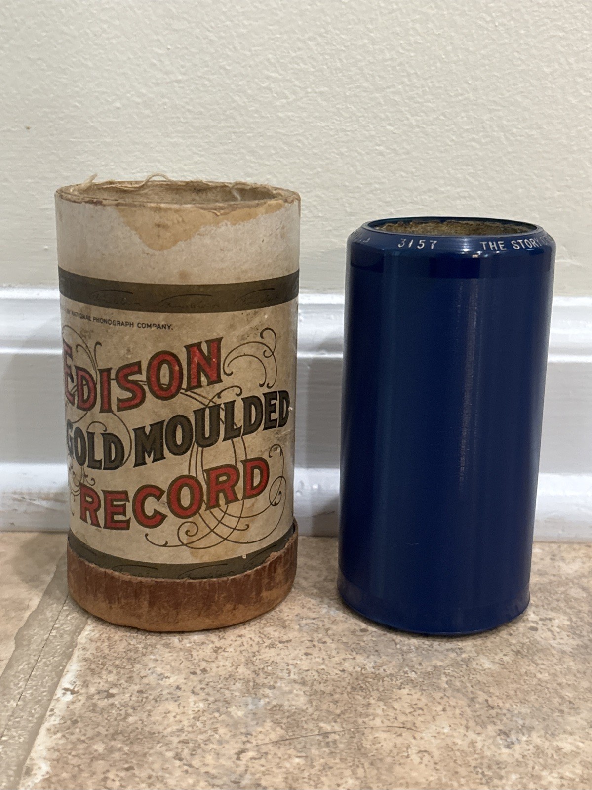 Edison BA Cylinder Record #3157  The Story Of Chicken Little - Edna Bailey
