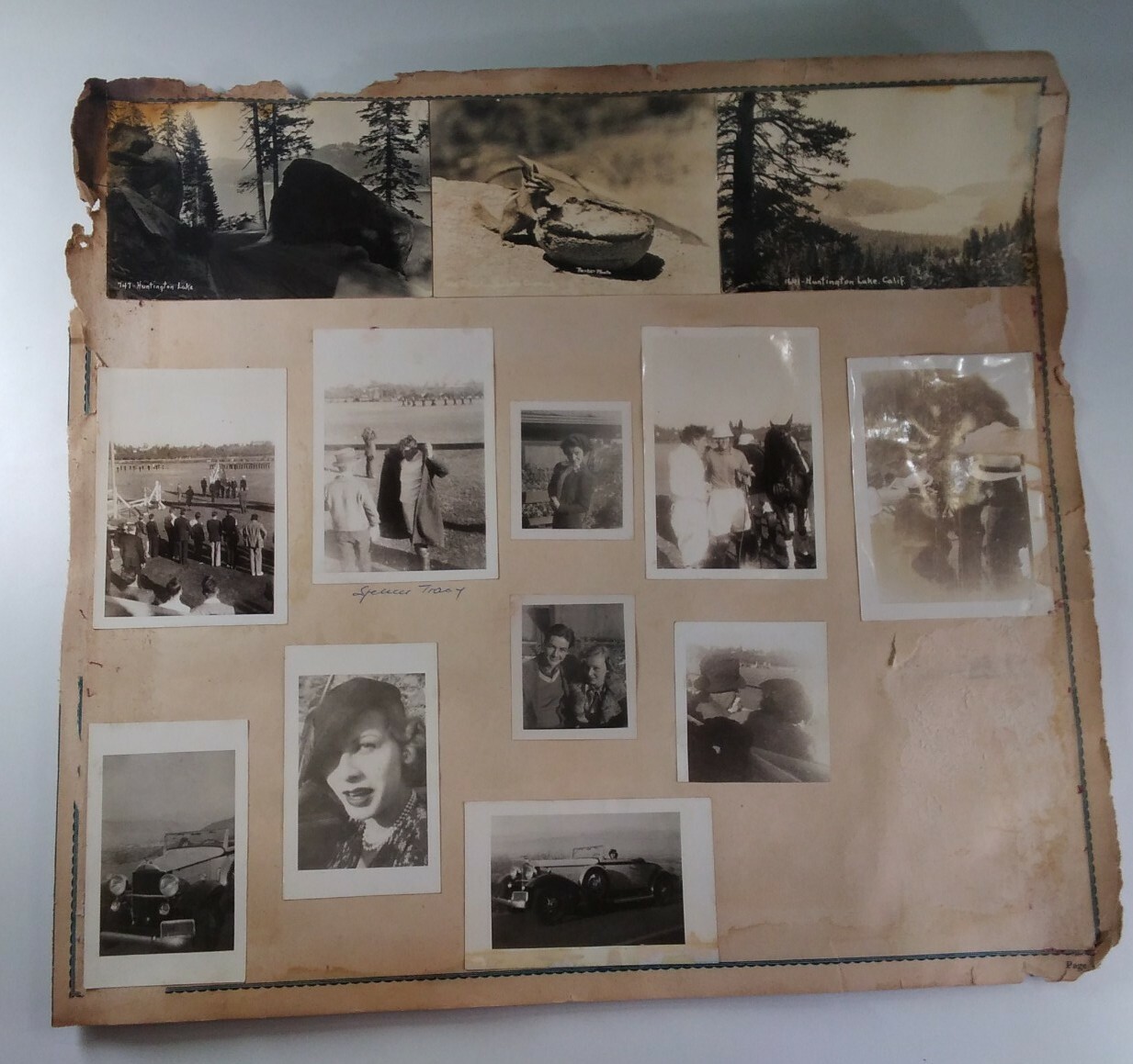 Hollywood CA Photos Vtg Early 1900s Carl Neubert Spencer Tracy Packard Huntingto