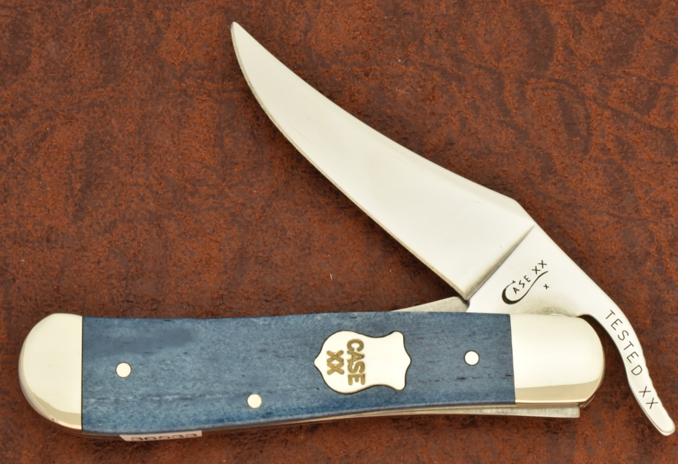 CASE XX 2019 FEDERAL SHIELD SM MEDITERRANEAN BLUE RUSSLOCK KNIFE 61953L S (36533