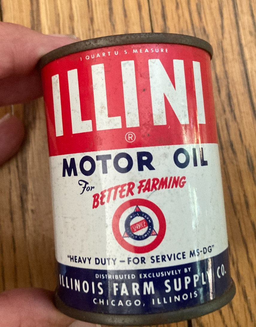 Illini Motor Oil Can Bank - Illinois Farm Supply Co. Chicago