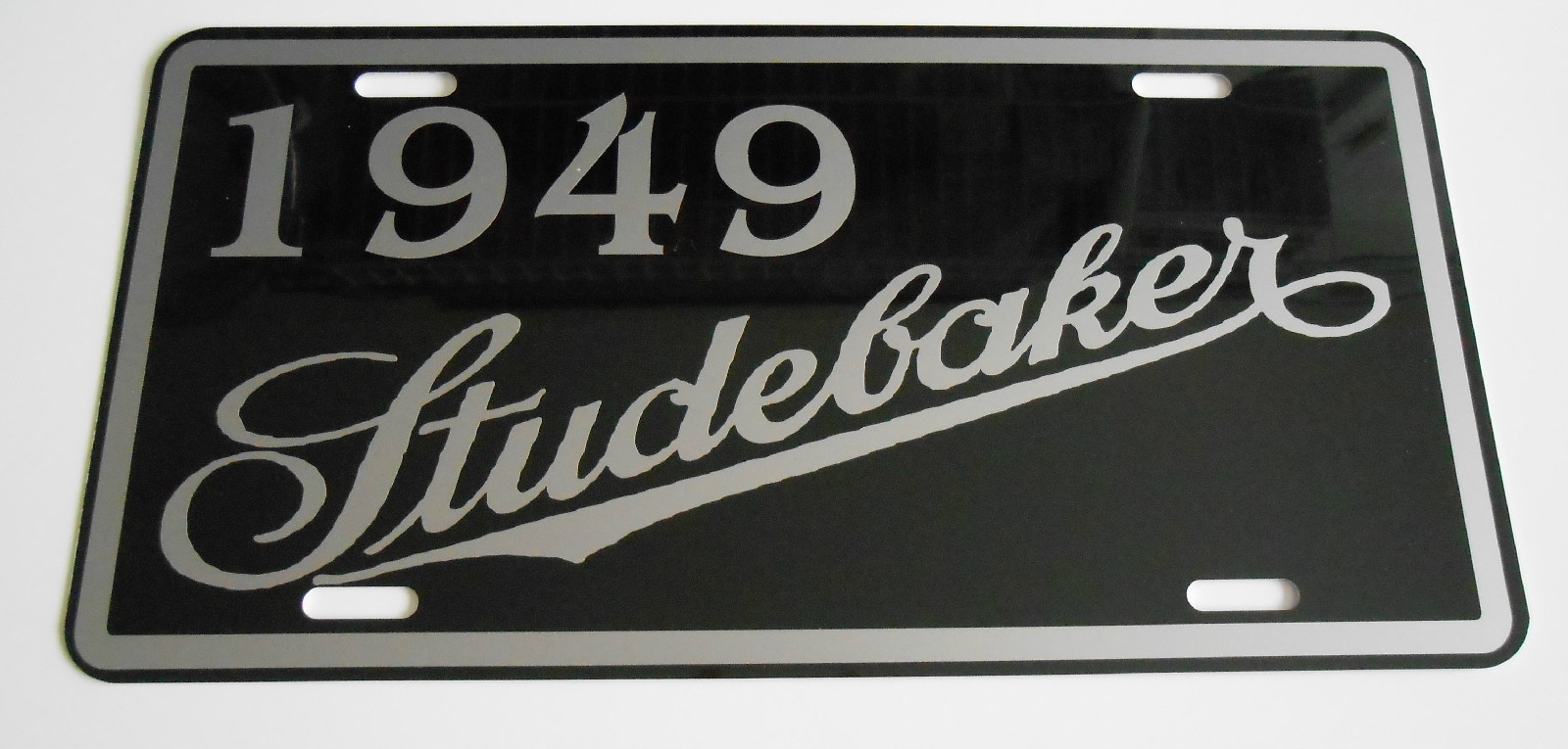 1949 STUDEBAKER Metal License Plate Champion Commander Starliner Truck Classic