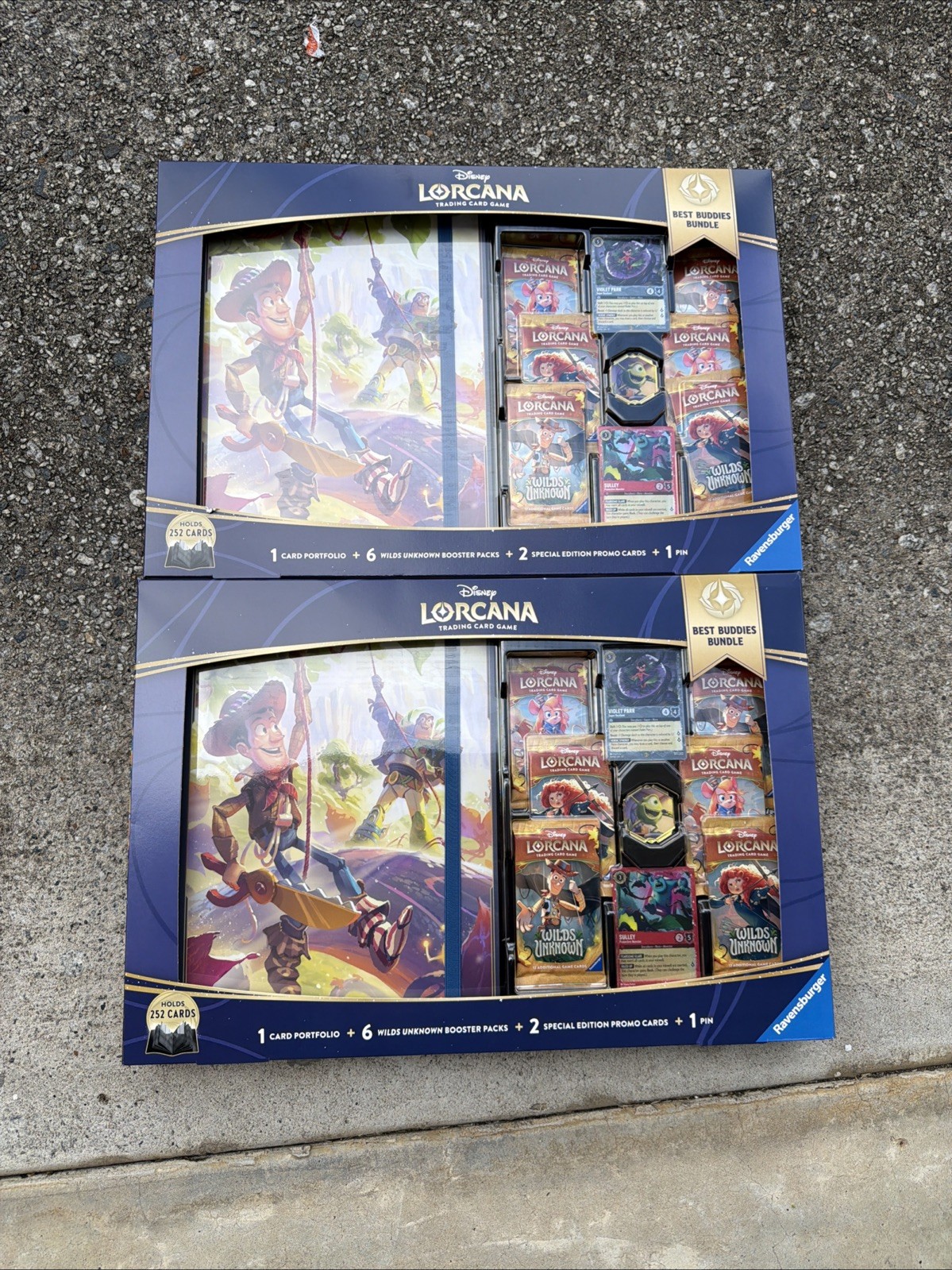 Disney Lorcana Best Buddies Bundle Wilds Unknown 6 Booster Binder Set Of 2 Box Disney Lorcana Best Buddies Bundle Wilds Unknown 6 Booster Binder Set Of 2 Box