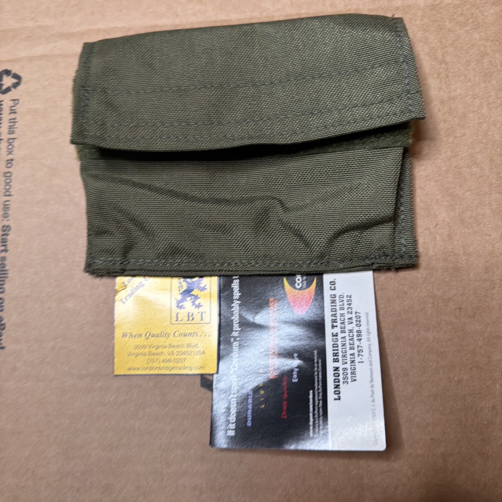 London Bridge Trading LBT Pouch Low Profile Green Rare New London Bridge Trading LBT Pouch Low Profile Green Rare New