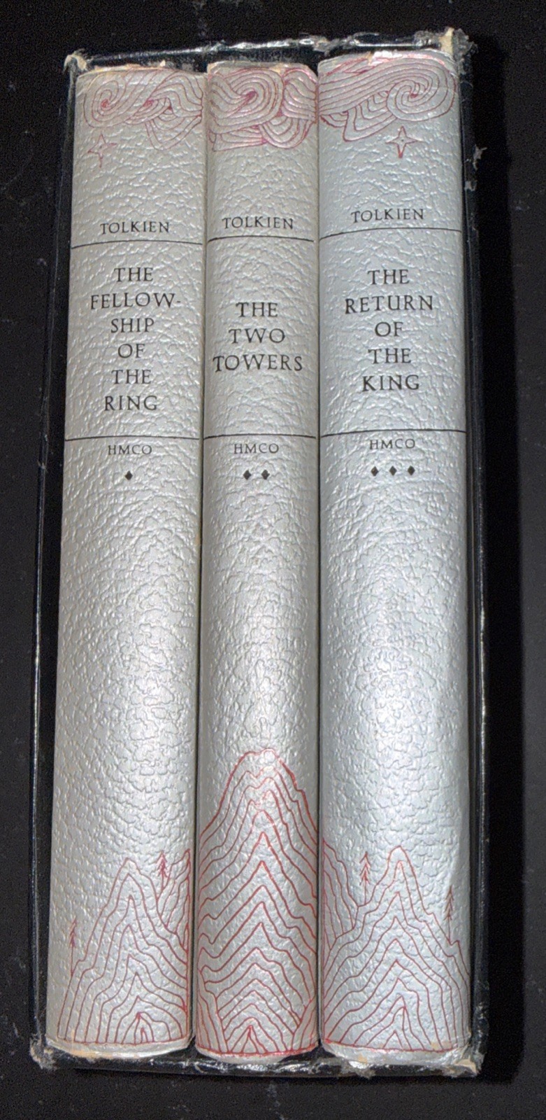 Coll/VTG: RARE 1981 The Lord of the Rings Silver Anniv. Ed. Books, pub by Hought