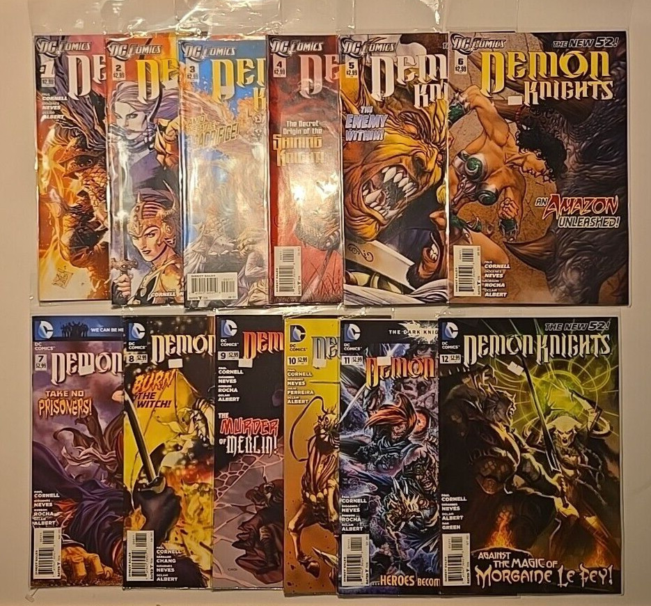 DEMON KNIGHTS DC COMICS (LOT 12) YEAR 2011-2012 ISSUES #1 - #12