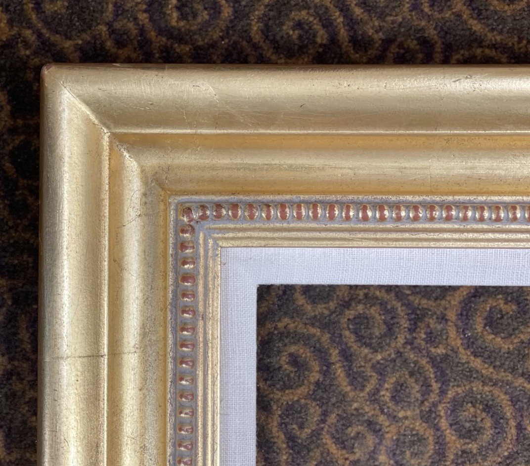 VINTAGE FITs 12”x16” WATER GOLD GILT CARVED GALLERY ACHITECHTURE PICTURE FRAME VINTAGE FITs 12”x16” WATER GOLD GILT CARVED GALLERY ACHITECHTURE PICTURE FRAME