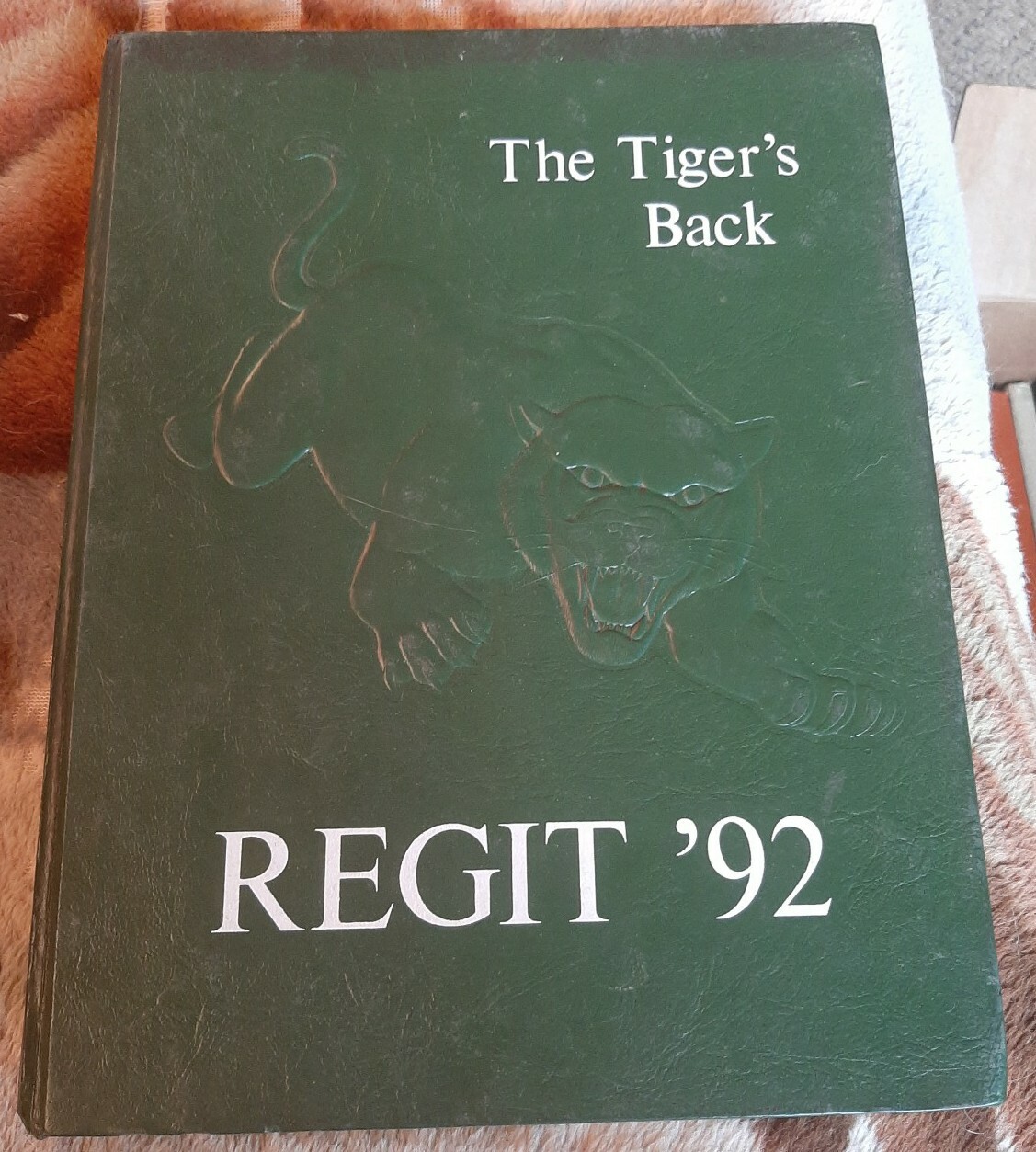 Vintage The Tigers Back South Plainfield NJ High School 1992 Regit Yearbook Vintage The Tigers Back South Plainfield NJ High School 1992 Regit Yearbook