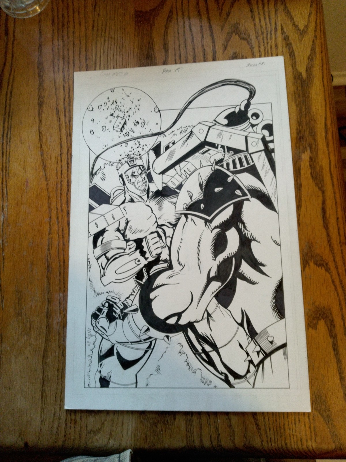 Original Artwork Compu-M.E.C.H. Page #15 Issue #2 By Theodore Riddle Original Artwork Compu-M.E.C.H. Page #15 Issue #2 By Theodore Riddle