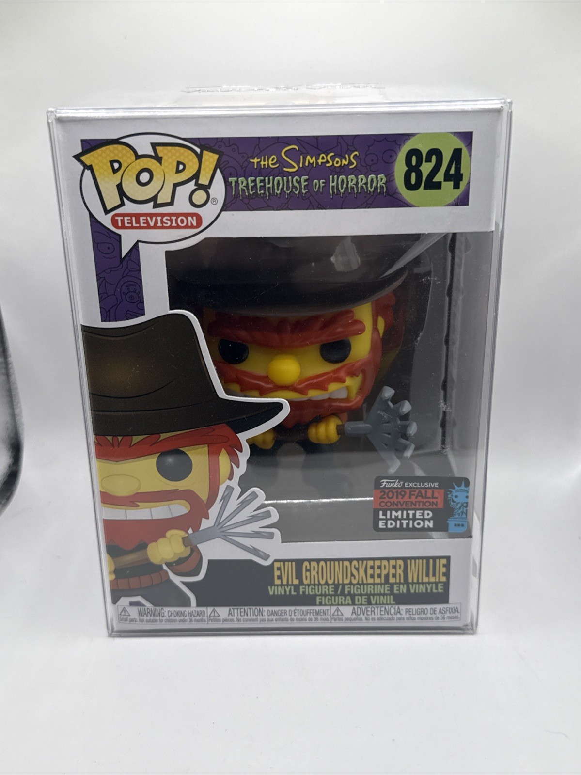 Funko POP  Simpsons Treehouse of Horror: Evil Groundskeeper Willie #824 19 NYCC