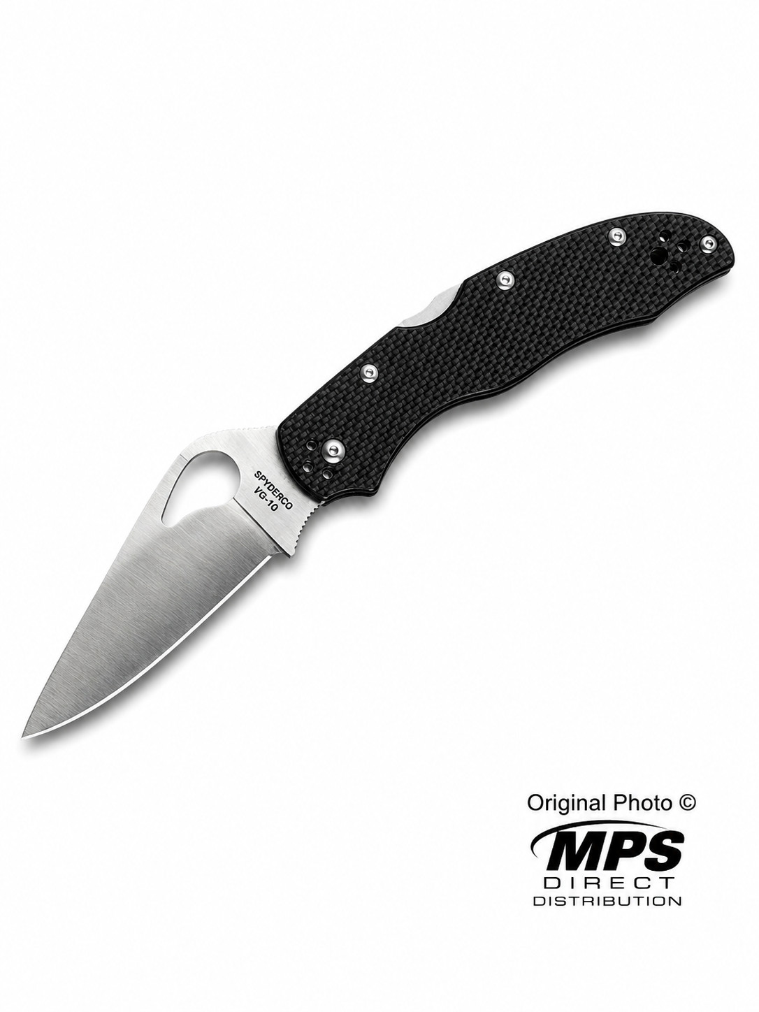 Byrd by Spyderco Harrier 2 BY01GP2 G-10 Plain Edge Folding Pocket Knife