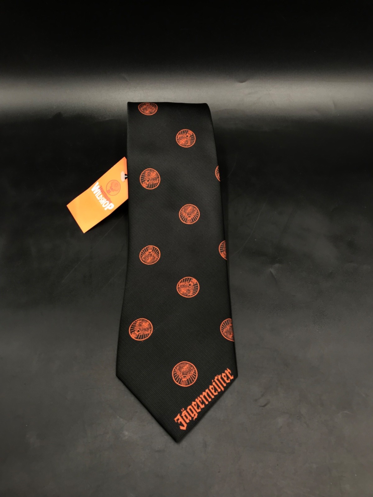 Jagermeister Stag Black, Orange Tie 57” - NEW