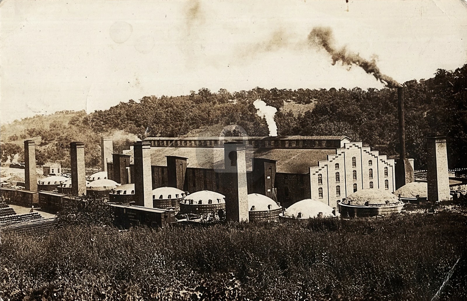 Lehigh IA Lehigh Brick & Tile Company mailed 1910 RPPC Photo Postcard COPY Lehigh IA Lehigh Brick & Tile Company mailed 1910 RPPC Photo Postcard COPY