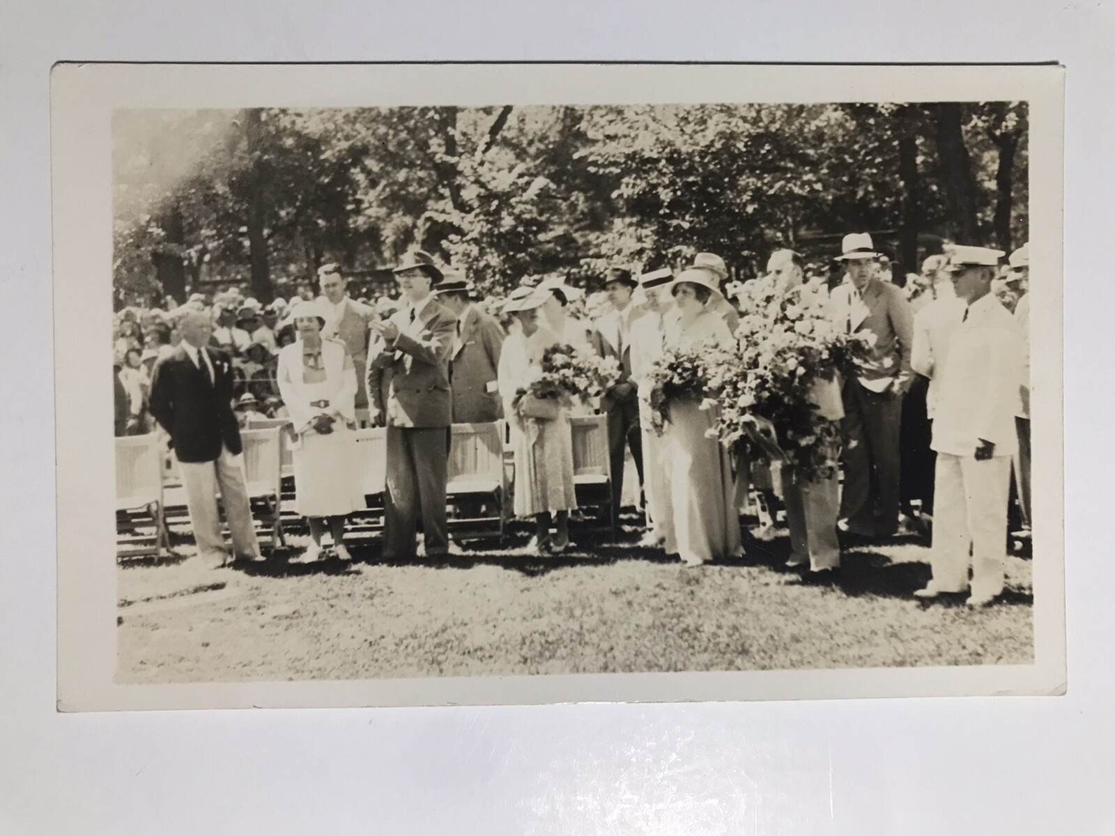 Vintage 1940 Family Gathering RPPC Postcard Vintage 1940 Family Gathering RPPC Postcard