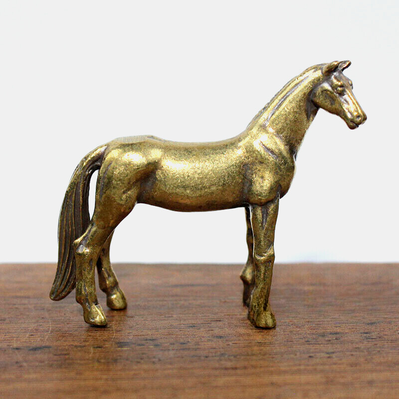 Brass Horse Figurine Statue House Office Table Decoration Toys Animal Figurines* Brass Horse Figurine Statue House Office Table Decoration Toys Animal Figurines*