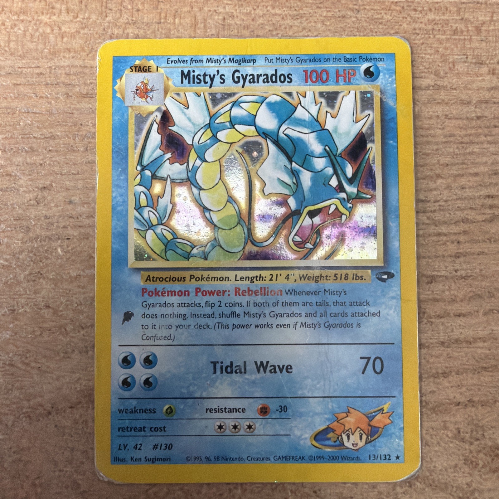 Misty's Gyarados 13/132 Gym Challenge Holo English Misty's Gyarados 13/132 Gym Challenge Holo English