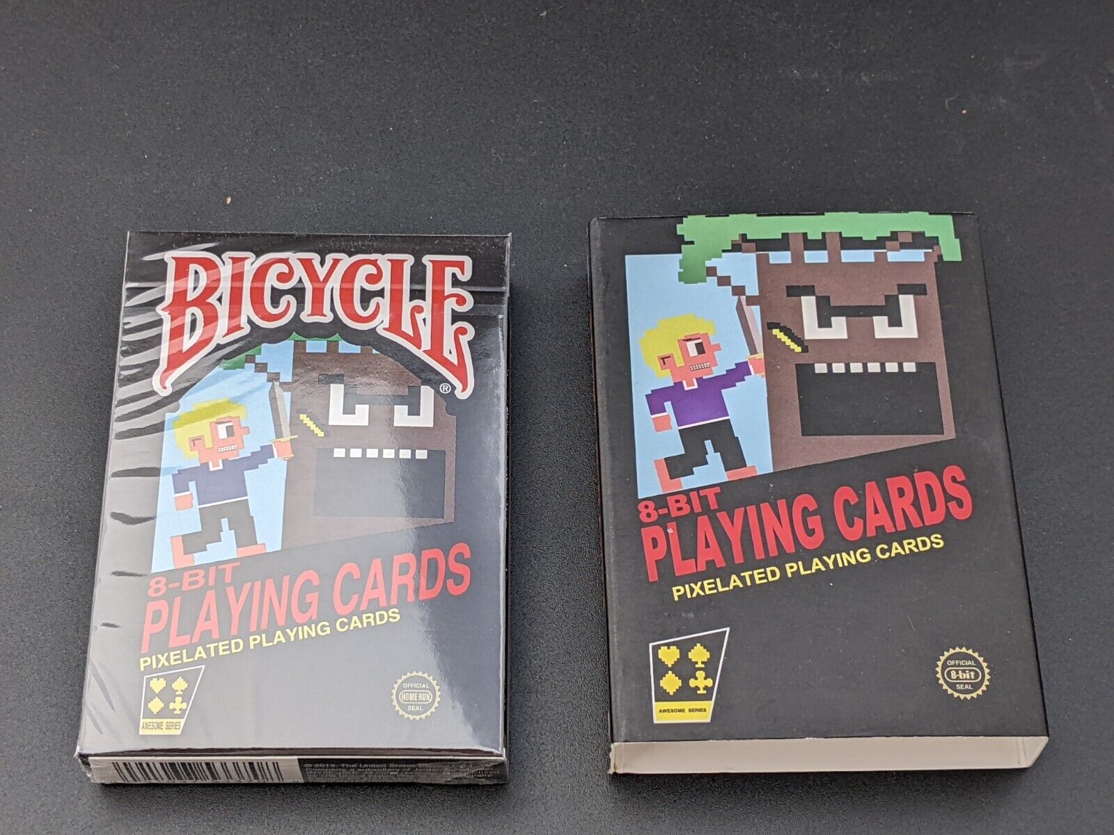 Home Run Games Bicycle 8-Bit original Playing cards w/ deck sleeve  - New Sealed
